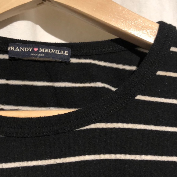 Black and white striped T-shirt - Picture 2 of 2